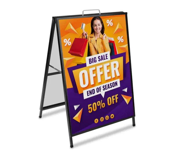 A-frame sign