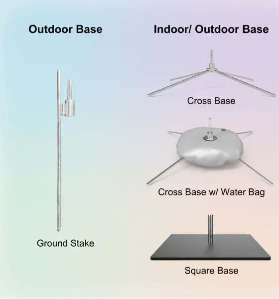 Cross Base for Flags