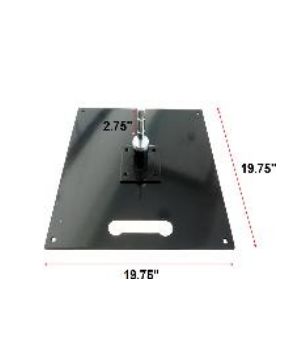 Flag base plate