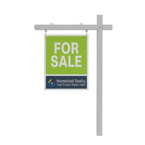 Metal Sign Post