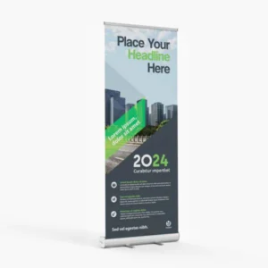 Standard pull up Banner Stand- Double Leg