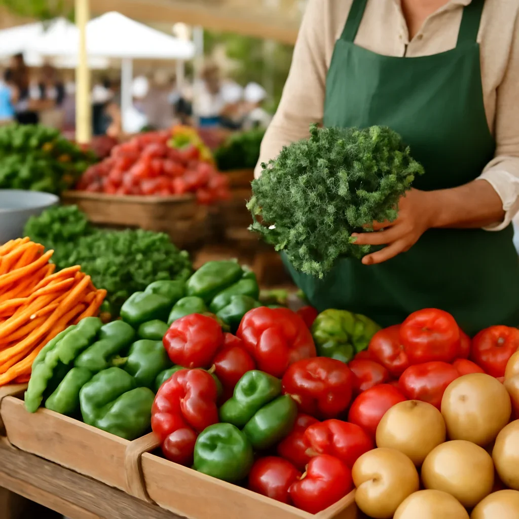 Detailed view related to farmers markets & vendors