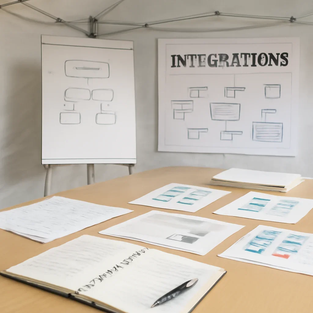 Canopy tent planning materials related to integrations